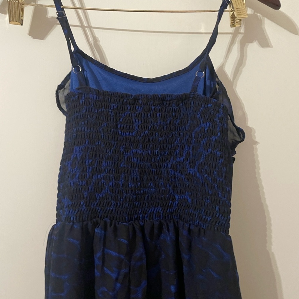 No Boundaries Rio Blue Ruffle Mini Dress - Size Medium (7-9) - Picture 7 of 7